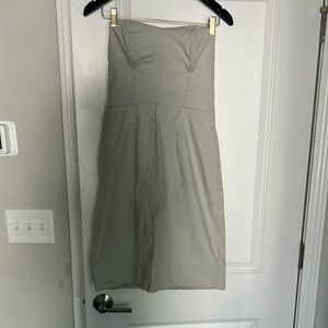New York & Company cream Strapless Sheath Dress